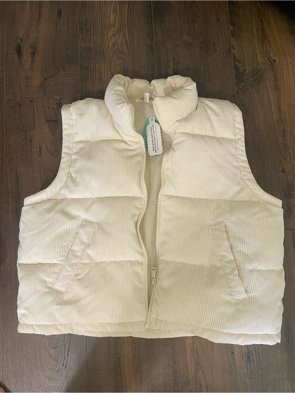 Maurice’s Cream Puffer Vest - Lightweight Quilted Jacket